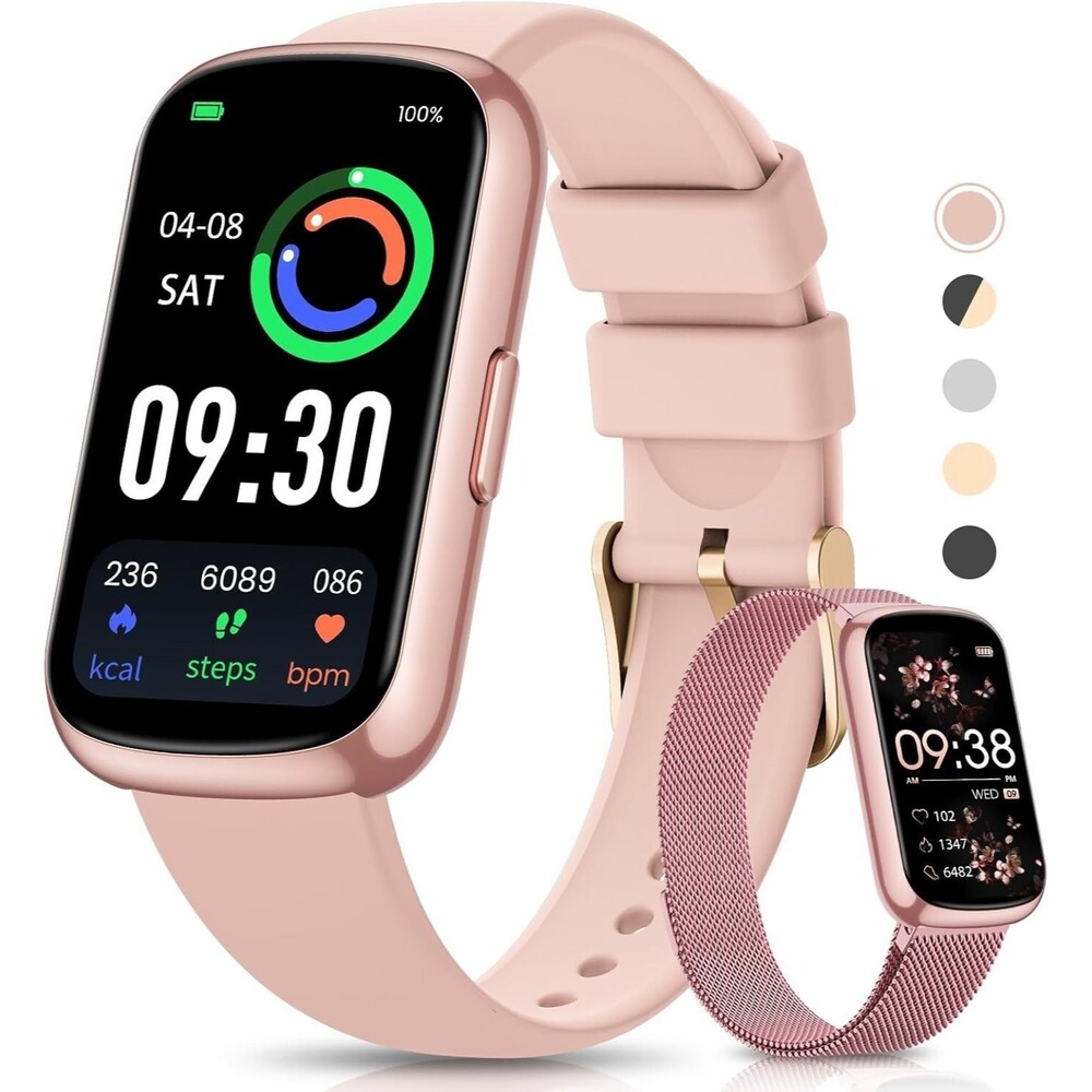 Fitness Tracker- Smart Watches for Women Men with 24/7 Heart Rate Monitor Blood